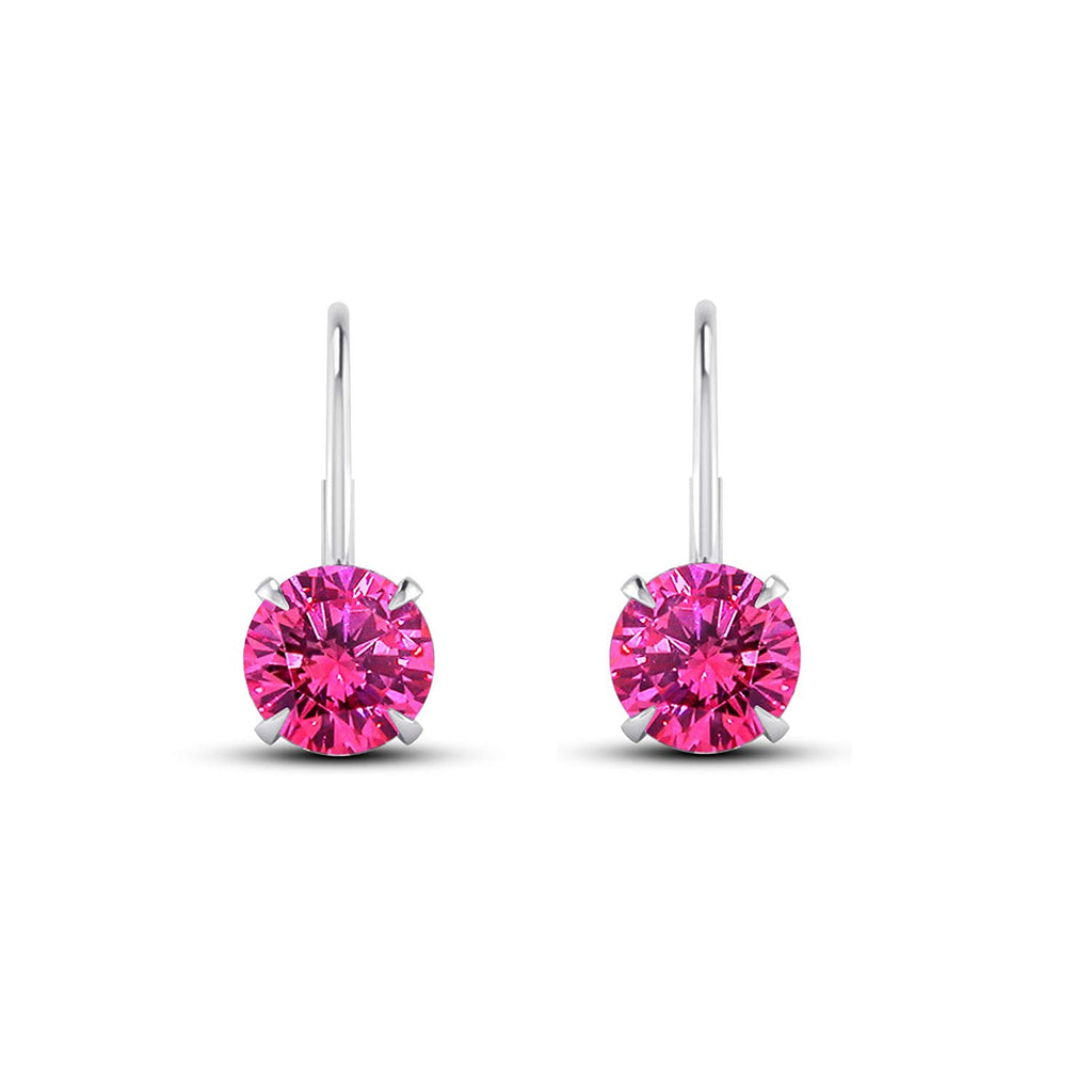 Buy Light Pink Stone Flower Shaped Oxidised Silver Jhumka Earrings – The  Jewelbox